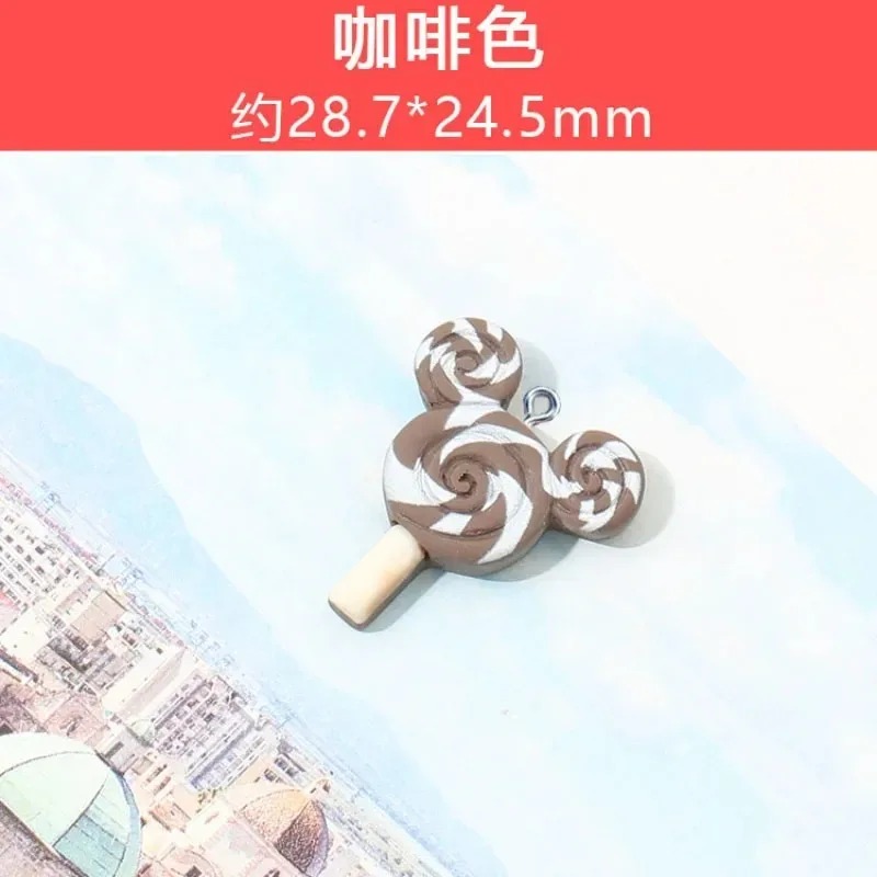 Resin Crafts Diy - ชาร์มเรซิ่นรูปขนมหวานน่ารัก 10 ชิ้น สำหรับงาน DIY ทำต่างหู