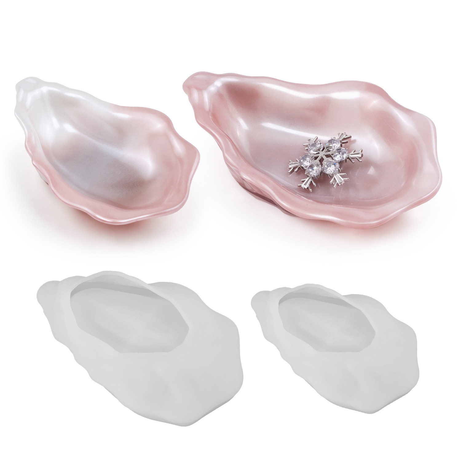 แม่พิมพ์ซิลิโคนรูปเปลือกหอยสำห - Serving Tray Mold บทวิจารณ์และราคา