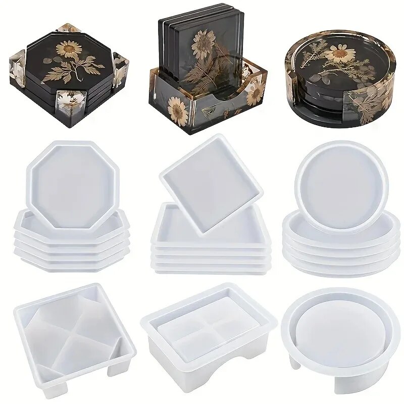 Coaster เรซินแม่พิมพ์ชุดรวม 1  - Serving Tray Mold บทวิจารณ์และราคา